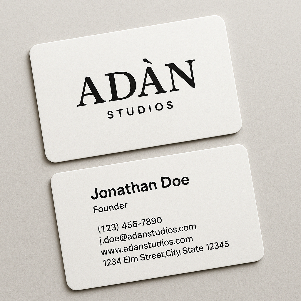 Custom Business Cards
