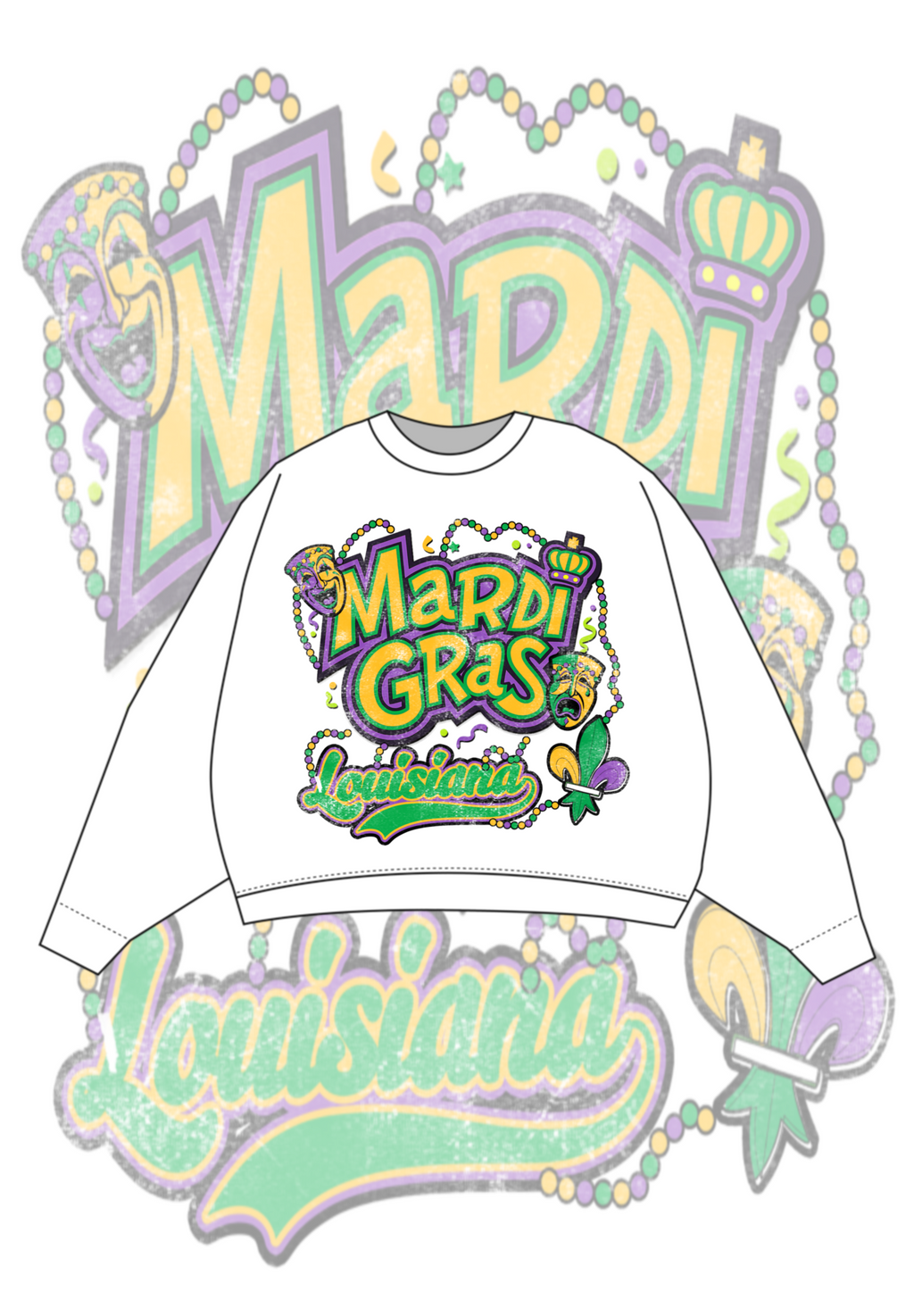Mardi Gras Sweatshirt