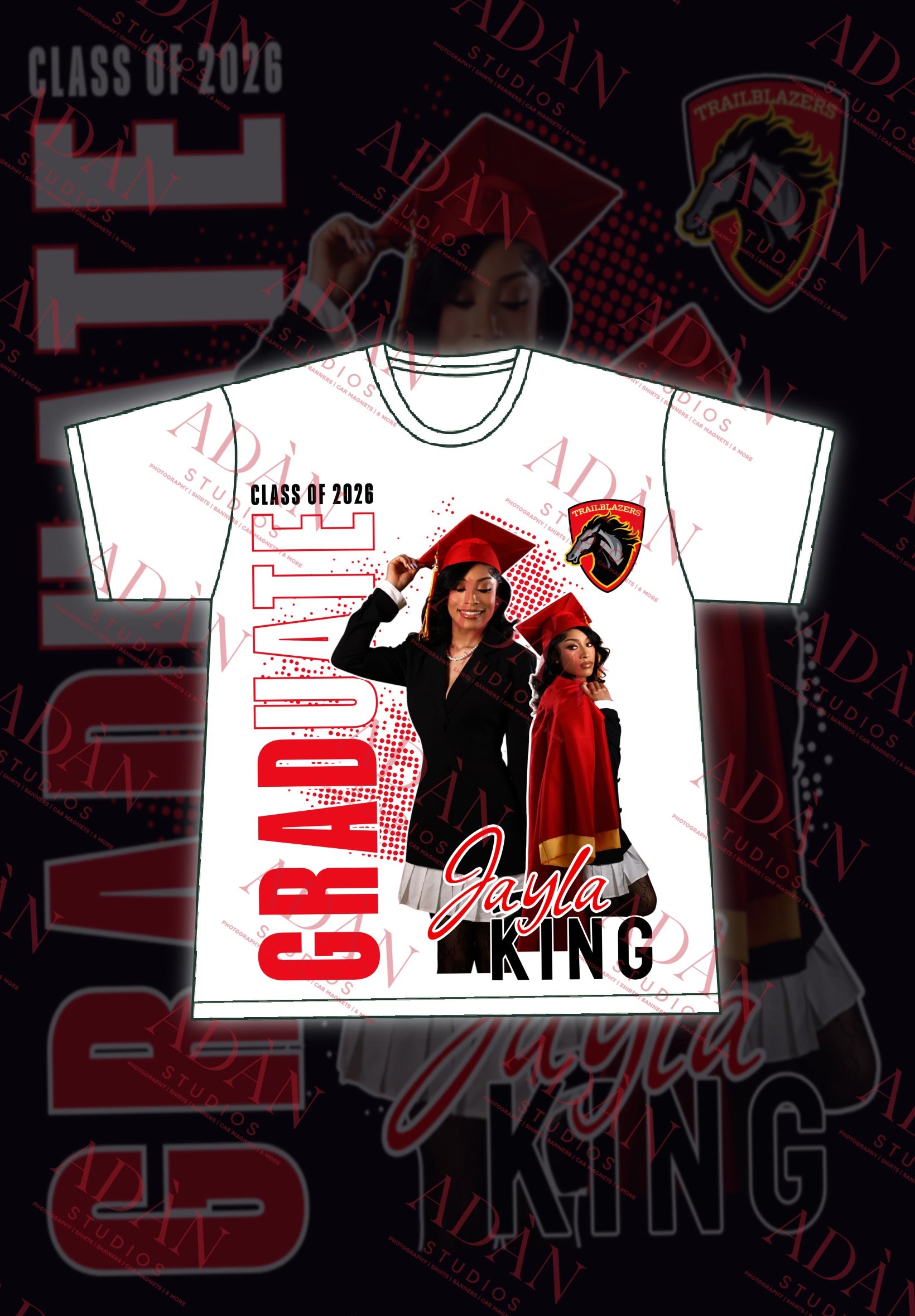 Jayla King Graduation Shirt