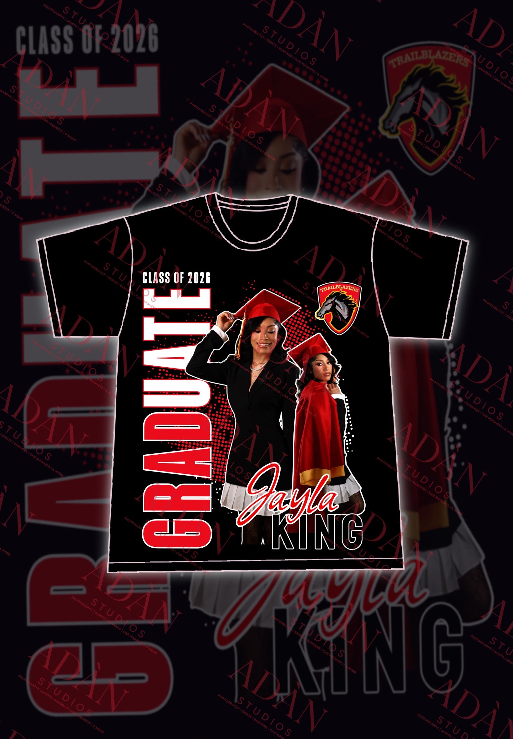 Jayla King Graduation Shirt